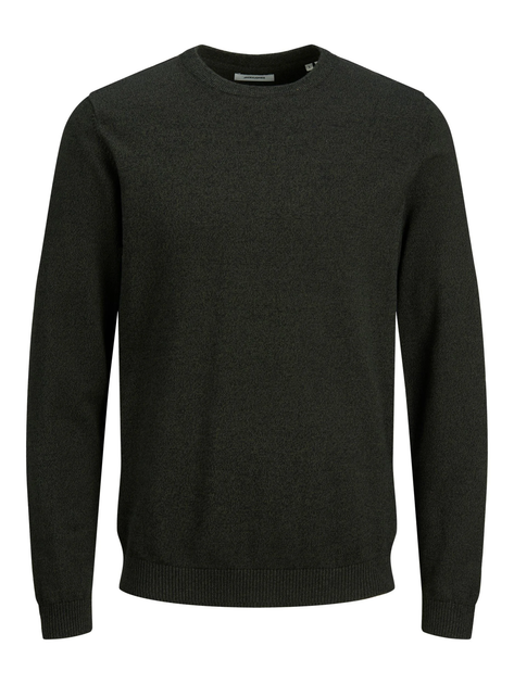 Джемпер Jack & Jones JJEBASIC KNIT CREW NECK NOOS M Темно-зеленый 12137190-Forest Night - изображение 2
