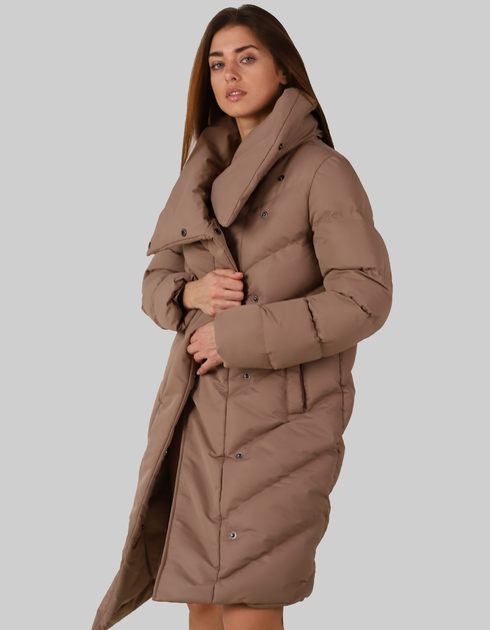 Длинные зимние женские пальто