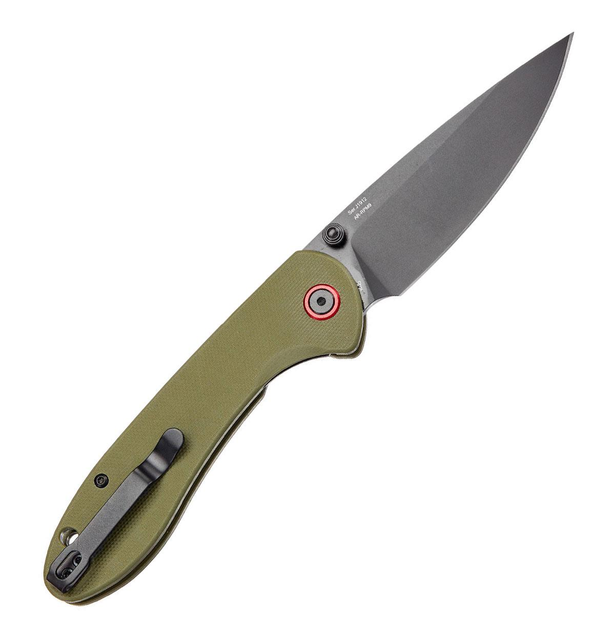 Нож CJRB Knives Feldspar Black Blade AR-RPM9 Steel Зеленый (27980304) - изображение 2