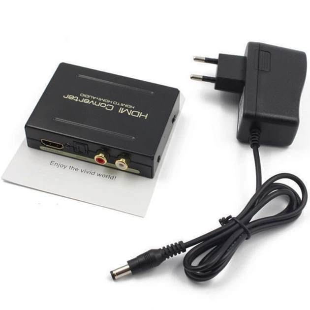 Аудио конвертер U&P Audio Extractor HDMI - HDMI / SPDIF / RCA Black (WAZ-HDARC2-BK) - изображение 6
