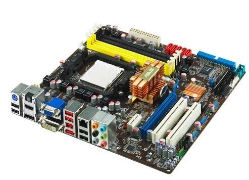 Материнская плата ASUS M3A78-VM ( Socket AM2+, DDR2, AMD 780G , PCI-Ex16) Б/У - зображення 3