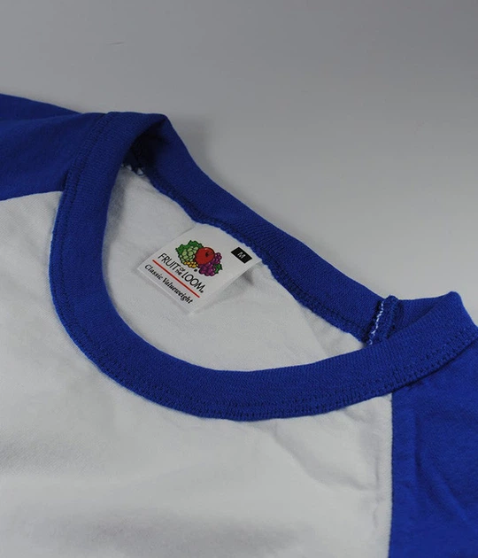 Футболка мужская Fruit of the Loom S Белый / Ярко Синий (D0610260AWS) - изображение 5