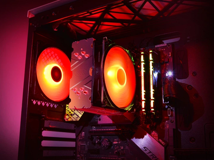 Кулер DeepCool Gammaxx 400 V2 Red – фото, отзывы, характеристики в