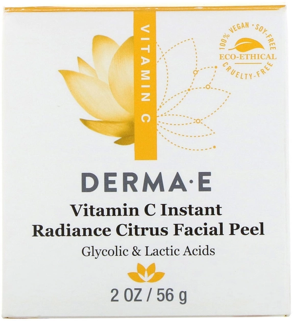 Освітлювальний пілінг для обличчя Derma E цитрусовий з вітаміном C 56 г (030985003567)