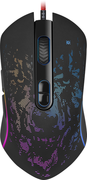 Mysz Defender Witcher GM-990 RGB USB Black (4714033529907) - Zdjęcie 1 Mysz Defender Witcher GM-990 RGB USB Black (4714033529907) - obraz 1