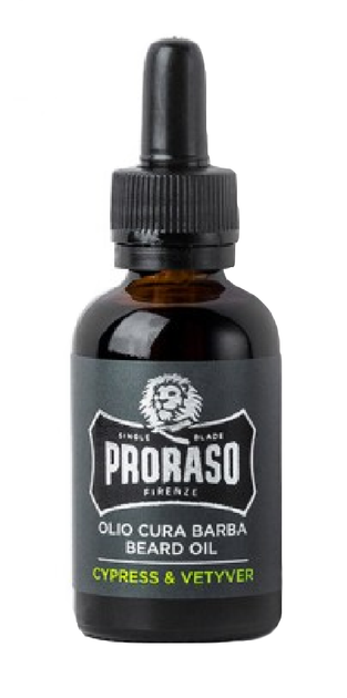 Олія для догляду за бородою Proraso Сайпрес енд Ветивер 30 мл (8004395007424) - Фото 2 Олія для догляду за бородою Proraso Сайпрес енд Ветивер 30 мл (8004395007424) - изображение 2