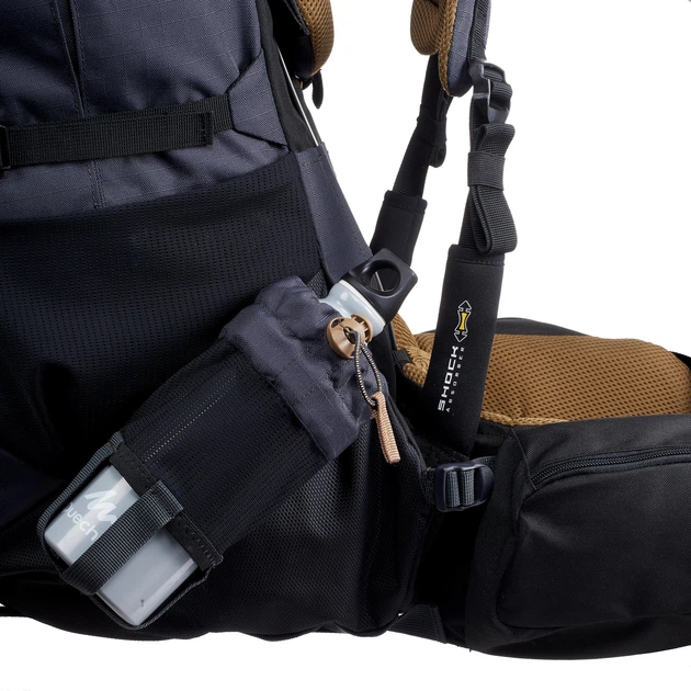 Рюкзак для треккинга в горах мужской Forclaz TREK 900 Symbium 70 + 10 л Черный (2555962) - изображение 9