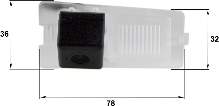 Камера заднего вида Falcon SC105SCCD Ssang Yong (FN SC105SCCD) - изображение 2