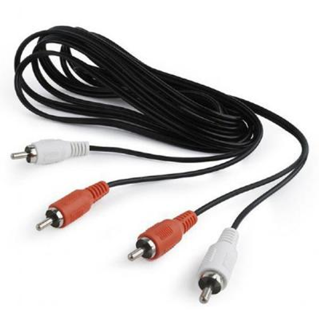 Кабель мультимедийный 2RCA to 2RCA 1.8m Cablexpert (CCA-2R2R-6) – фото ...
