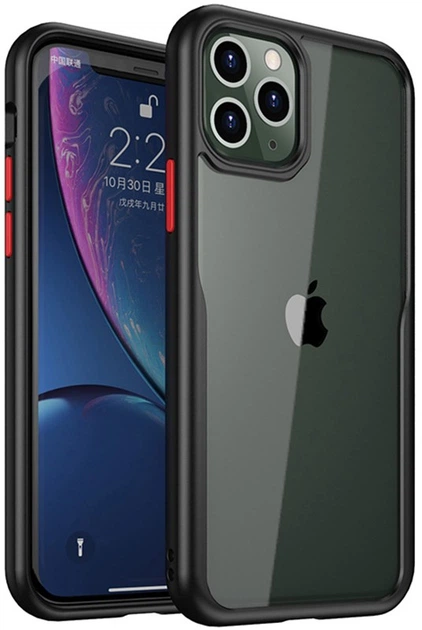 Чехол-накладка Ipaky XY-V5 Series TPU+PC Case Apple iPhone 11 Pro Black - Фото 1 Чехол-накладка Ipaky XY-V5 Series TPU+PC Case Apple iPhone 11 Pro Black - изображение 1