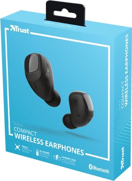 Навушники Trust NIKA COMPACT Bluetooth Black (23555) - зображення 9