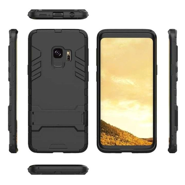 Чохол Iron для Samsung Galaxy S9 / G960 протиударний бампер Броня Black Без бренду - зображення 4