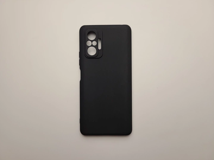 Чехол TPU Matte для Xiaomi Redmi Note 10 Pro бампер черный - Фото 1 Чехол TPU Matte для Xiaomi Redmi Note 10 Pro бампер черный - изображение 1