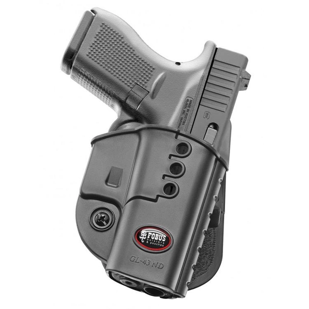 Кобура Fobus для Glock 43 з поясним фіксатором. 23702324 - зображення 1