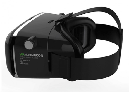 3D окуляри віртуальної реальності VR BOX Shinecon Black - зображення 6