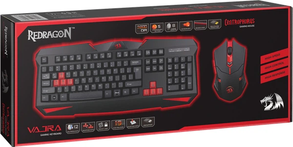 Комплект проводной Redragon S101-2 USB Black (75048) - изображение 6