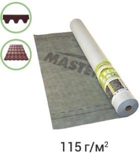 Мембрана супердифузійна MASTERMAX 3 Eco 115 г/м2 50х1.5 м (E10500) - зображення 2