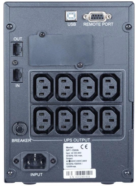 ИБП Powercom SPT-1500-II LCD - изображение 2