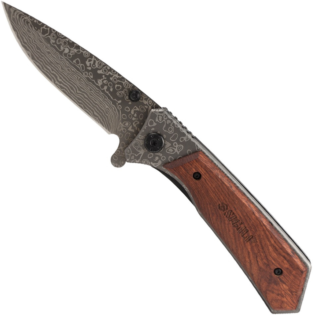 Нож раскладной Sigma 122 мм рукоятка Дерево (4375821) - изображение 1