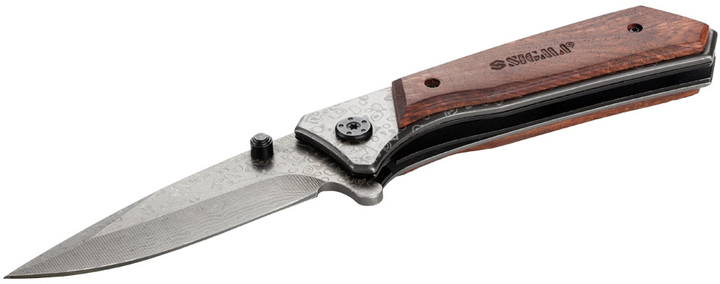 Нож раскладной Sigma 122 мм рукоятка Дерево (4375821) - изображение 2