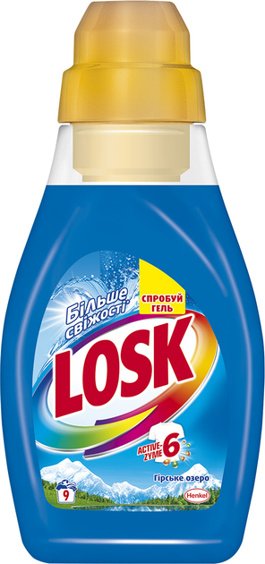 Гель для стирки Losk Горное озеро 450 мл (9000101421682) – фото, отзывы ...