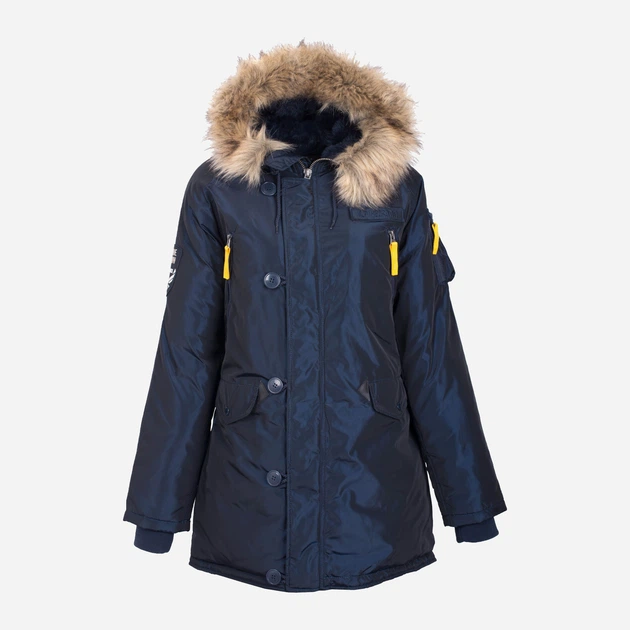 Парка зимняя женская Alpine Crown Iguana ACPJ-180548-002 42 Темно-синяя (2116580497357) - изображение 2