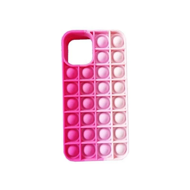 Чехол антистрес поп ит для телефона Apple iPhone 12 mini Light Pink - Фото 2 Чехол антистрес поп ит для телефона Apple iPhone 12 mini Light Pink - изображение 2