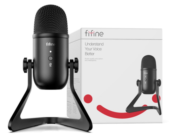 Студийный микрофон конденсаторный Fifine K678/ USB микрофон для ПК и ноутбука - Фото 3 Студийный микрофон конденсаторный Fifine K678/ USB микрофон для ПК и ноутбука - изображение 3