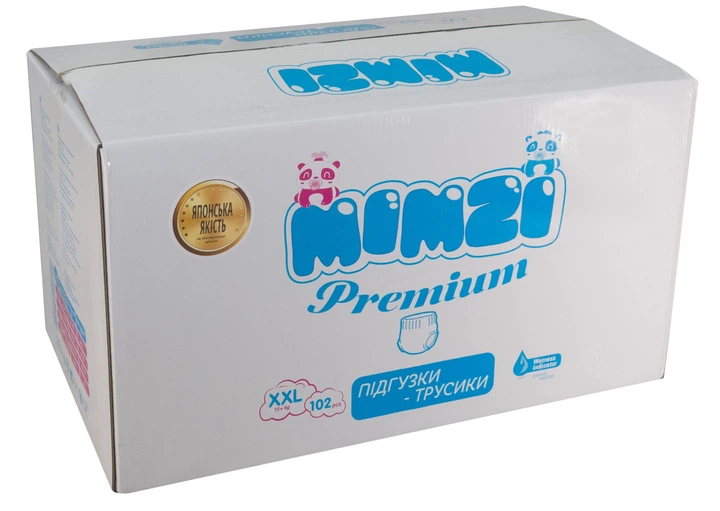 Подгузники-трусики Mimzi XXL 15+ кг 34 шт х 3 упаковки (MPXXL3) (4820209800160/4820209800258) - Фото 8 Подгузники-трусики Mimzi XXL 15+ кг 34 шт х 3 упаковки (MPXXL3) (4820209800160/4820209800258) - изображение 8