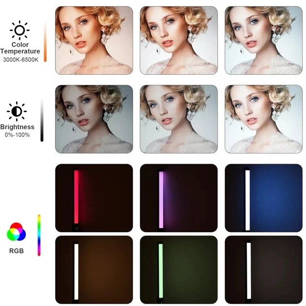 Лампа Led разноцветная меч Stick RGB палка для фото и видео&nbsp;с пультом - изображение 7