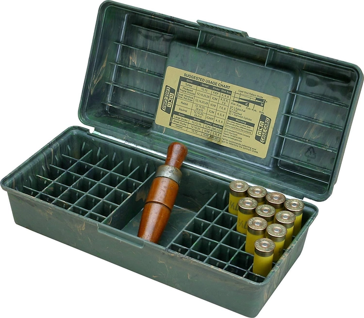 Коробка MTM Shotshell Case на 50 патронів кал. 20/76. Колір – камуфляж (SF-50-20-09) - зображення 1