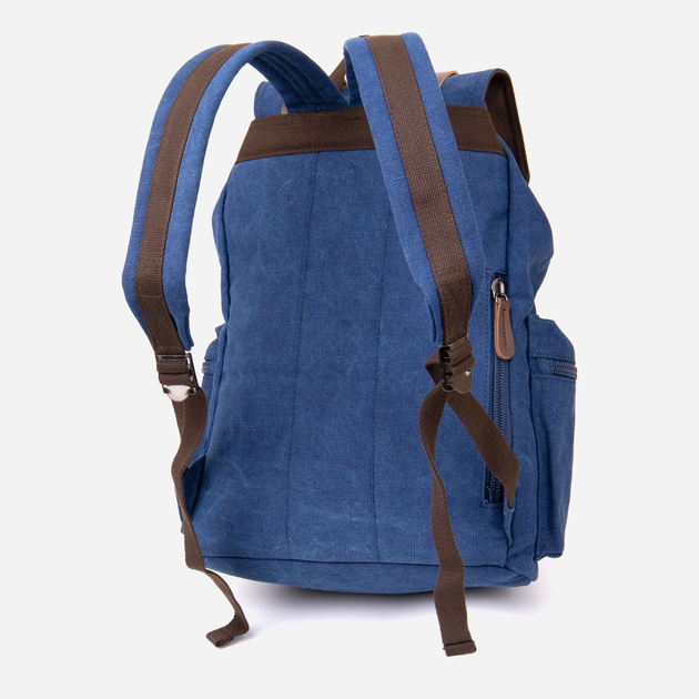 Рюкзак чоловічий тканинний 26 л Vintage leather-20609 Синій