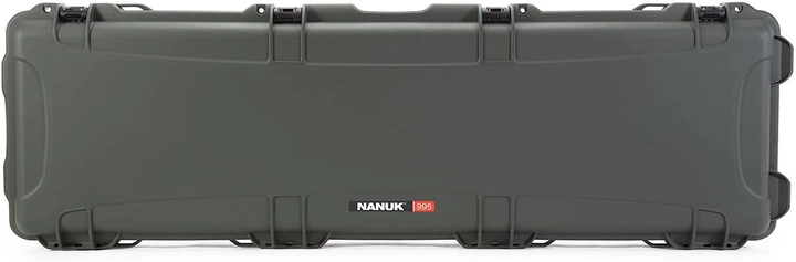 Водонепроницаемый пластиковый кейс с пеной Nanuk Case 995 With Foam Olive (995-1006) - изображение 1