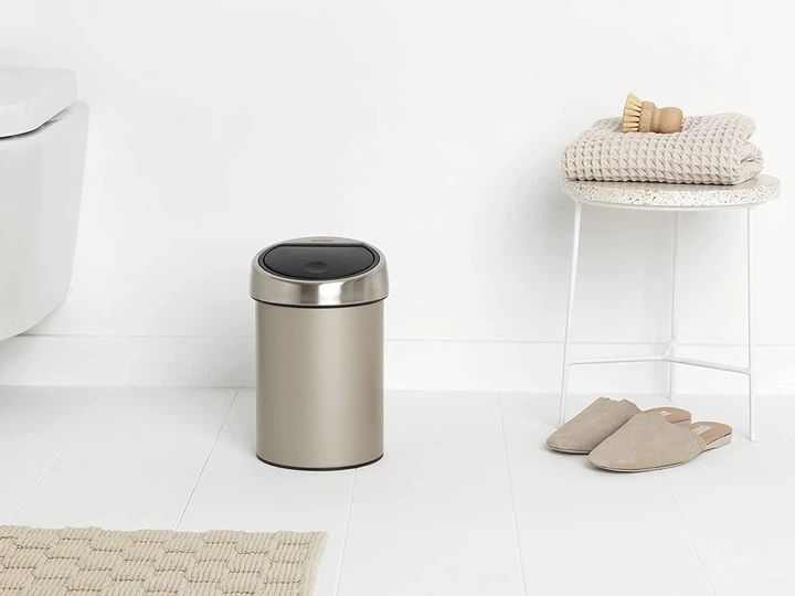 Бак для сміття 3 л Brabantia 304668 Touch Bin Шампань - зображення 14