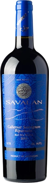 Вино Savalan Каберне Совіньйон Ріпассо червоне сухе 0.75 л 14.5% (4760090800138) - Фото 1 Вино Savalan Каберне Совіньйон Ріпассо червоне сухе 0.75 л 14.5% (4760090800138) - зображення 1