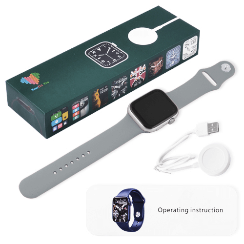 Смарт-часы Smart watch NB-PLUS, беспроводная зарядка, голосовой вызов, silver - изображение 4