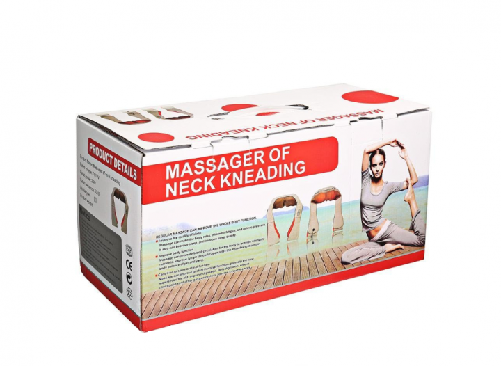Массажер Massager of neck kneading роликовый для спины и шеи, поясницы 12V 24W - Фото 5 Массажер Massager of neck kneading роликовый для спины и шеи, поясницы 12V 24W - изображение 5