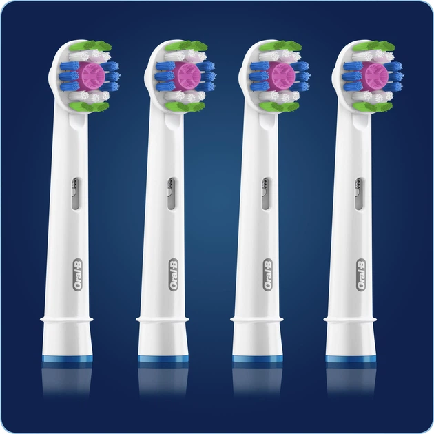 Насадки для електричної зубної щітки Oral-B 3D White, 4 шт (4210201358725) - зображення 2