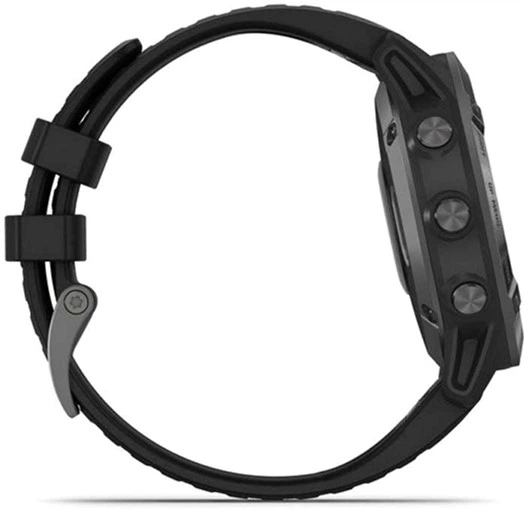 Спортивные часы Garmin Fenix 6 Sapphire Carbon Gray DLC with Black Band (010-02158-10) - Фото 5 Спортивные часы Garmin Fenix 6 Sapphire Carbon Gray DLC with Black Band (010-02158-10) - изображение 5