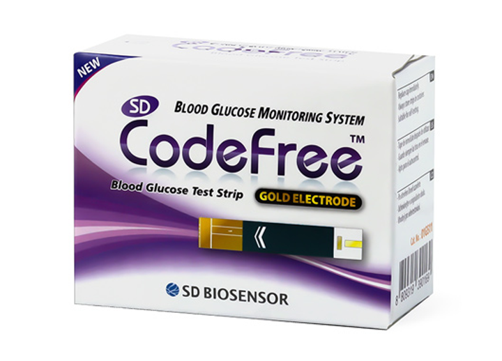 Тест-полоски для определения уровня глюкозы в крови КодФри (CodeFree), 50 шт. - изображение 1