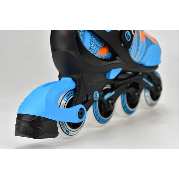 Ролики детские Micro Shaper 25-28 Черный-Синий - Фото 7 Ролики детские Micro Shaper 25-28 Черный-Синий - изображение 7