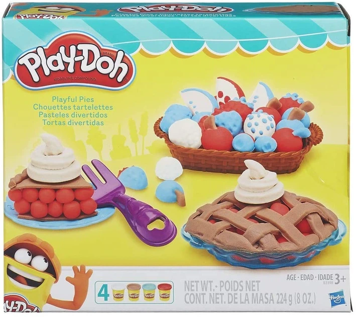 Набор для творчества Hasbro Play-Doh Playful Pies Игривые пироги (B3398) - Фото 2 Набор для творчества Hasbro Play-Doh Playful Pies Игривые пироги (B3398) - изображение 2