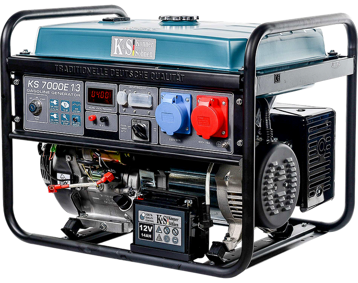 Бензиновий генератор Könner&Söhnen KS 7000E 1/3 - изображение 6