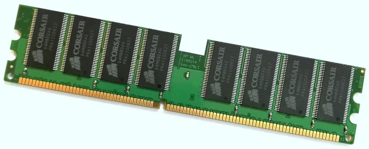 Оперативная память Corsair Value Select DDR 1Gb 400MHz 3200U CL3 2.5V (VS1GB400C3) Б/У - изображение 4