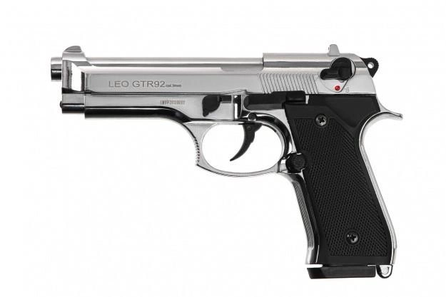 Стартовий (Сигнальний) пістолет Carrera Leo GTR92 Shiny Chrome - зображення 1