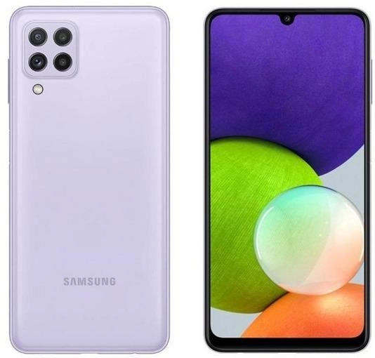 Смартфон Samsung Galaxy A22 4/64Gb light Violet - изображение 2