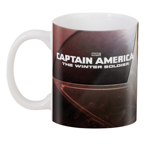 Кружка GeekLand Капитан Америка Captain America щит CA.02.035 зимний солдат - Фото 1 Кружка GeekLand Капитан Америка Captain America щит CA.02.035 зимний солдат - изображение 1