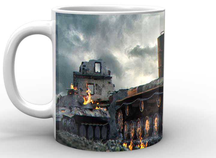 Кухоль World of Tanks Світ танків постер WT.02.004 - зображення 2