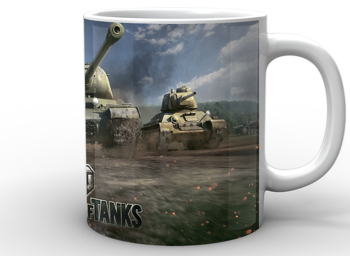 Кружка World of Tanks Мир танков лого WT.02.007 - изображение 3