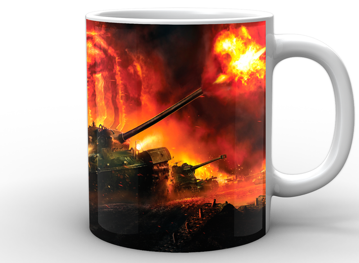 Кухоль World of Tanks Світ танків постер&nbsp;WT.02.005 - зображення 2